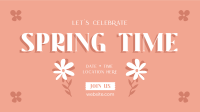 Springtime Celebration Facebook Event Cover Image Preview