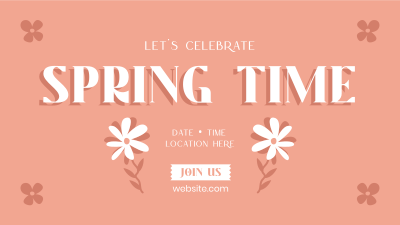 Springtime Celebration Facebook event cover