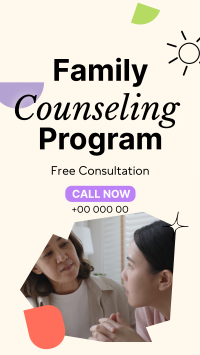 Family Counseling Instagram Story Design
