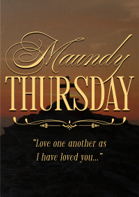Holy Thursday Flyer Image Preview