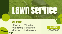 Lawn Care Professional Facebook Event Cover Design