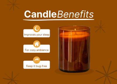 Candle Benefits Postcard Image Preview