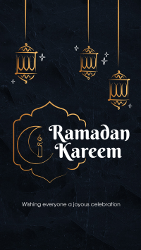 Ramadan Pen Stroke Facebook Story Design