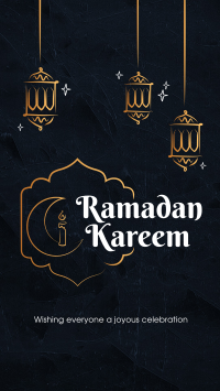 Ramadan Pen Stroke Facebook story Image Preview