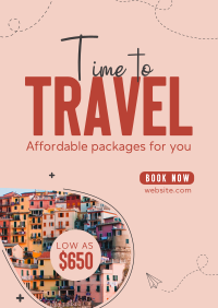 Travelling International Flyer Design