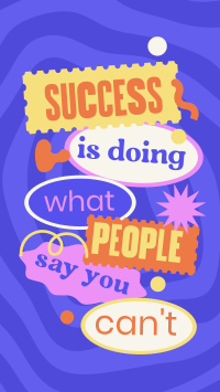 Success all the Way Video Image Preview