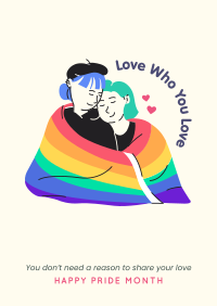 Love Who You Love Poster Design