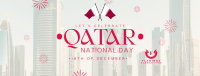 Qatar Independence Day Facebook cover Image Preview