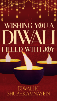 Traditional Diwali Greeting TikTok Video Preview