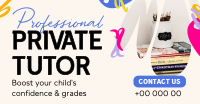 Private Tutor Facebook Ad Design