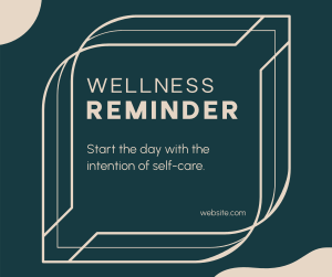 Wellness Self Reminder Facebook post Image Preview