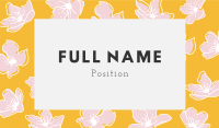 Floral Bloom Business Card Image Preview