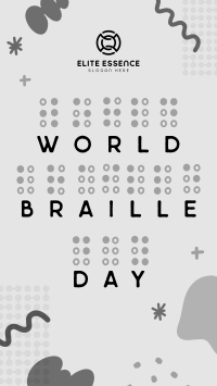 Braille Day Doodle Instagram story Image Preview