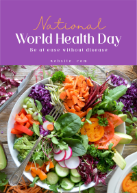 Minimalist World Health Day Greeting Flyer Image Preview