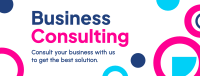 Abstract and Shapes Business Consult Facebook cover Image Preview