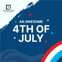 Celebrate 4th of July Instagram Post Image Preview