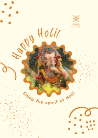 Happy Holi Celebration Flyer Image Preview
