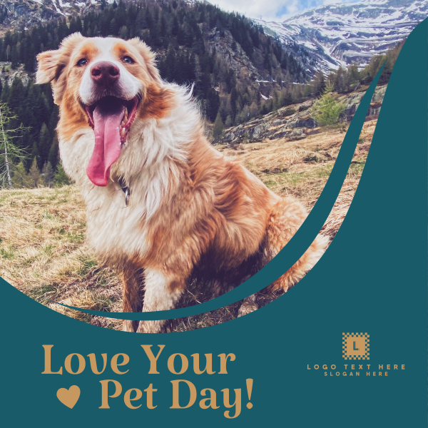 Love Your Pet Day Instagram Post Design Image Preview