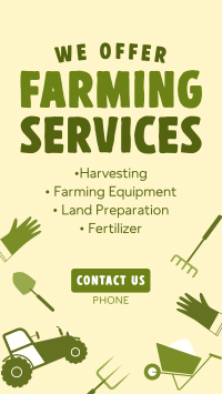 Trusted Farming Service Partner YouTube Short Design