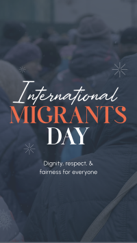 International Migrants Day Facebook Story Design