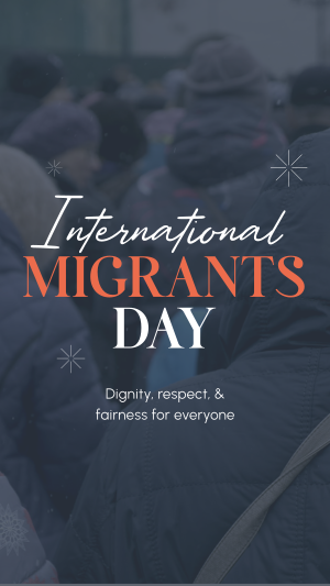 International Migrants Day Facebook story Image Preview