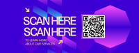 Modern Corporate QR Code Facebook Cover Preview