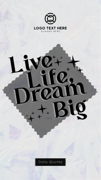 Dream Big Facebook Story Design