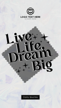 Dream Big Facebook Story Preview