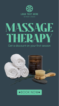 Massage Therapy Facebook Story Design