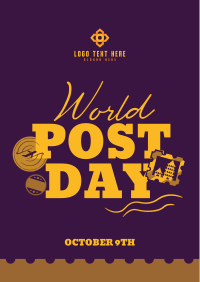 World Post Day Poster Design