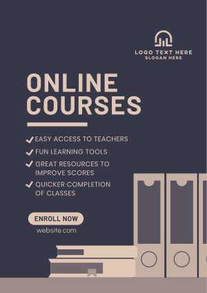 Online Courses Poster Image Preview