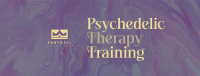 Psychedelic Therapy Training Facebook Cover Design