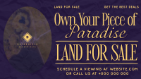 Elegant Land For Sale Facebook Event Cover Image Preview