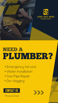 Simple Plumbing Services TikTok Video Preview