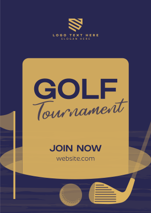 Simple Golf Tournament Flyer Image Preview