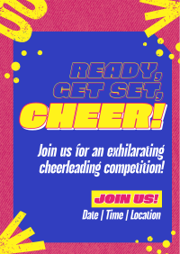 Modern Cheer Competition Poster Preview