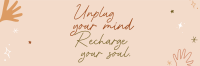 Unplug your mind Twitter header (cover) Image Preview