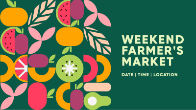 Weekend Farmer’s Market Facebook event cover Image Preview