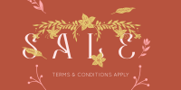 Generic Floral Sale Twitter post Image Preview