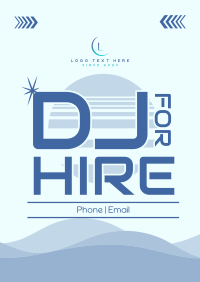 Event DJ Services Poster Design