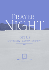 Prayer Night  Flyer Image Preview