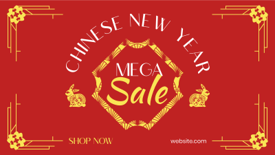 Chinese Year Sale Facebook event cover Image Preview