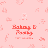 Bakery And Pastry Shop Instagram Post Design