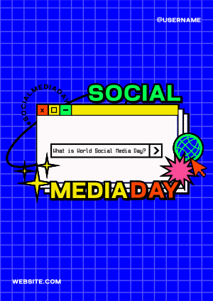 Retro Social Media Flyer Image Preview