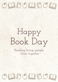 Book Day Message Poster Image Preview