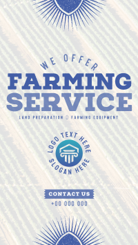 Trustworthy Farming Service YouTube Short Design
