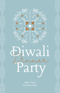 Diwali Lantern Invitation Preview