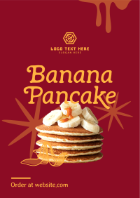 Order Banana Pancake Flyer Image Preview