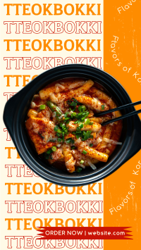 Flavors of Korea TikTok Video Design