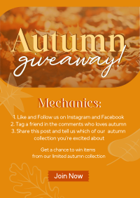 Autumn Leaves Giveaway Flyer Image Preview